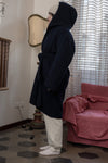 BASERANGE Tagus wool coat BAS-COTAP-WO-WI23-SHENLAN Dark blue